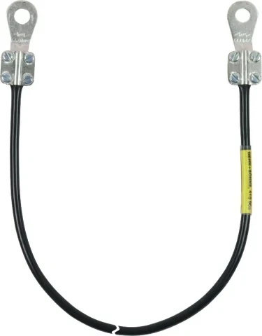 Dehn Dehn Erdungsleitung 10qmm, L1,5m schwarz EL10 L1.55M 2KSG 10