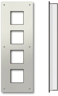 TCS Tür Control Frontplatte Unterputz für 4 AMI-Module ZAU2004-0030