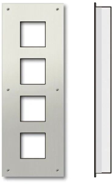 TCS TCS Tür Control Frontplatte Unterputz für 4 AMI-Module ZAU2004-0030
