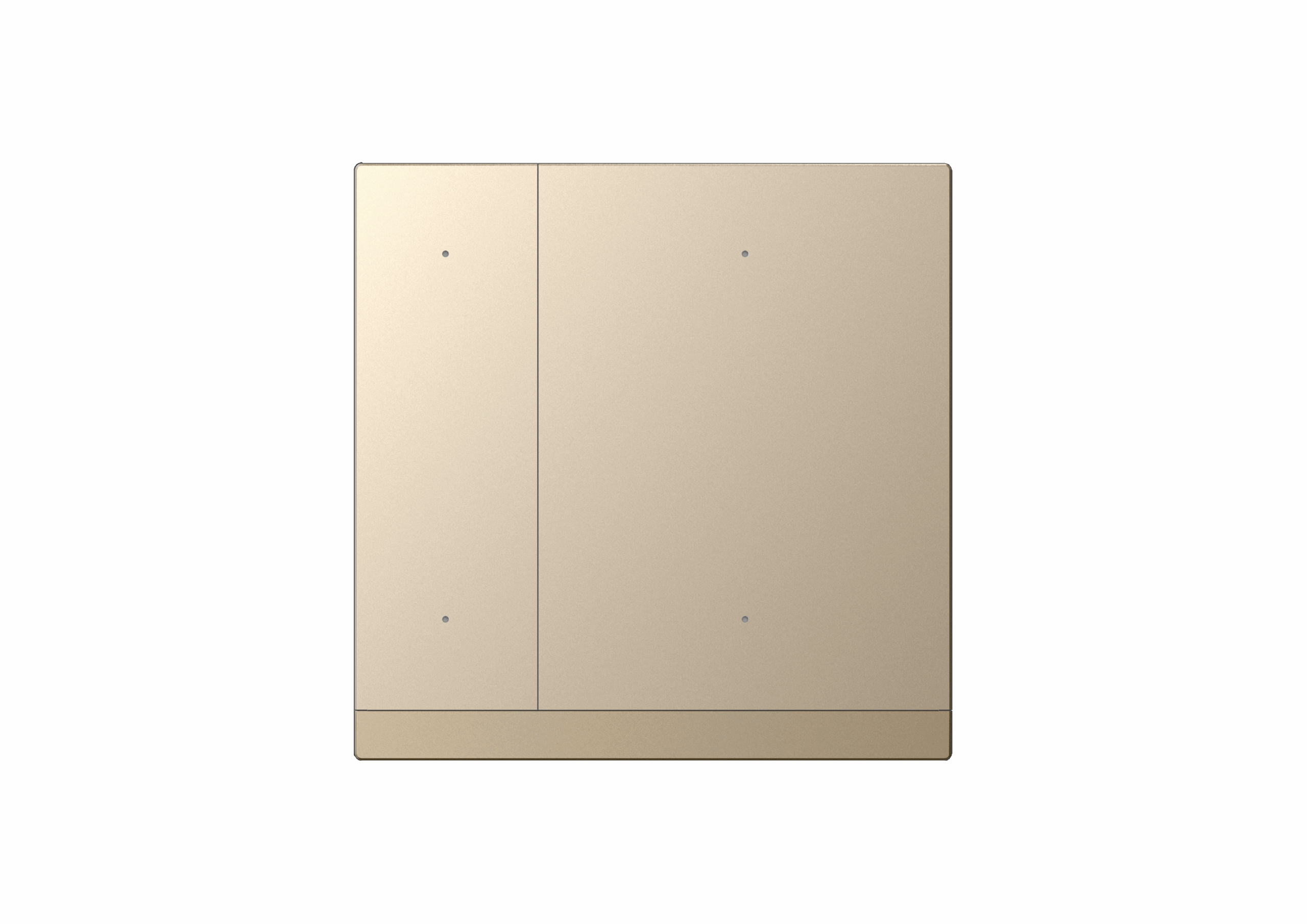 GVS GVS WALTZ Tastsensor+ Aluminium Champagner 2-fach 88187967