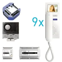 TCS Tür Control video:pack Einbau für 9 Wohneinheit PVIH090/001