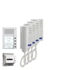 TCS Tür Control Paketlösung Aufputz 4 Wohneinheiten PPA04-EN/02