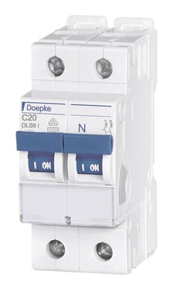 Doepke DOEPKE Leitungsschutzschalter UC C 20A DLS 6I C20-1+N 10KA 1+N 400V 2TE 50Hz