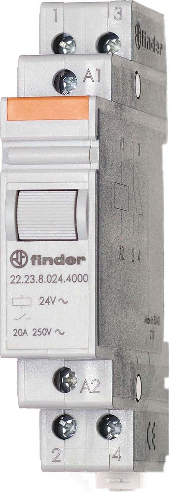 Finder Finder Installationsrelais 1S/1Ö 20A 8VAC 22.23.8.008.4000