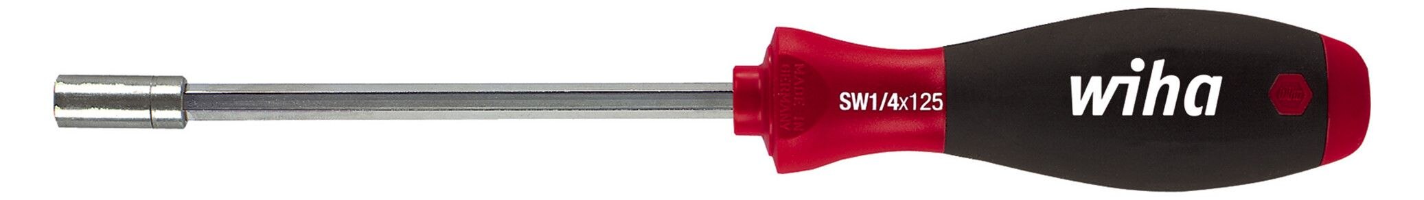 Wiha Wiha 384 1/4zx300mm Schraubendreher mit Bithalter SoftFinish® magnet. 01476
