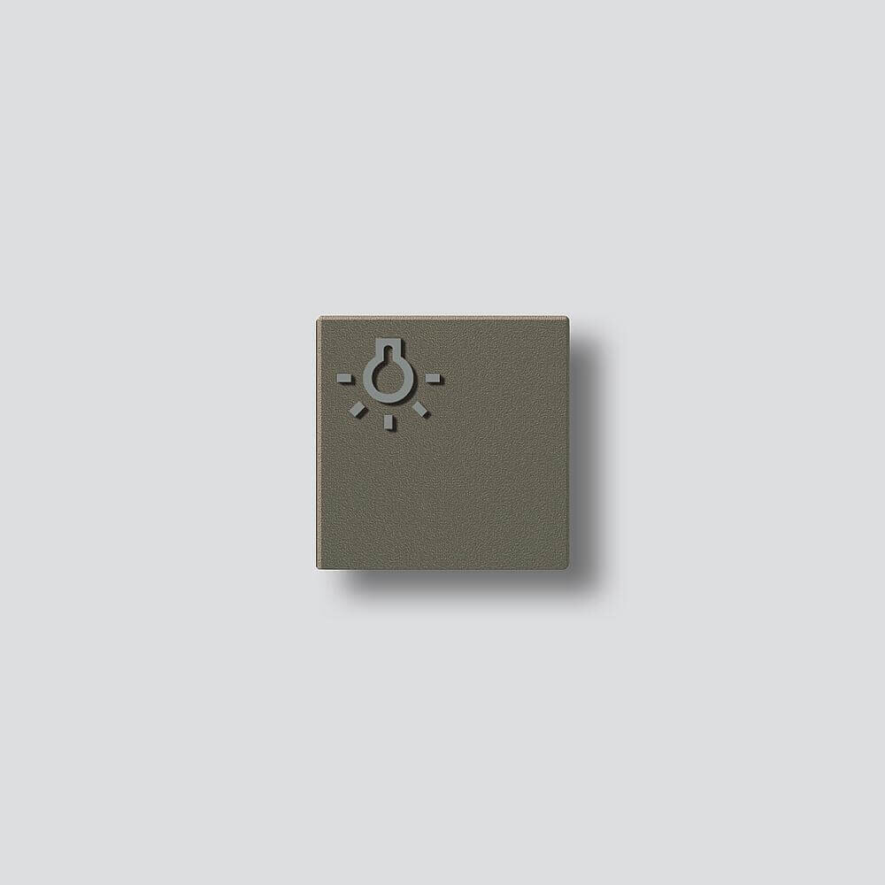 Siedle Siedle&Söhne Licht-Taste Bernst-Glim mit Lichtsymbol 200029979-00