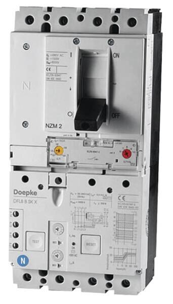 Doepke DOEPKE Leistungsschalter 160A 4-polig IP20 DFL8 160-4/X-B SK 125-160A/In Einb
