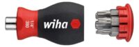Wiha SB 3801-03 Stubby 1/4z magnetisch Schraubendreher mit Bit Magazin 33744