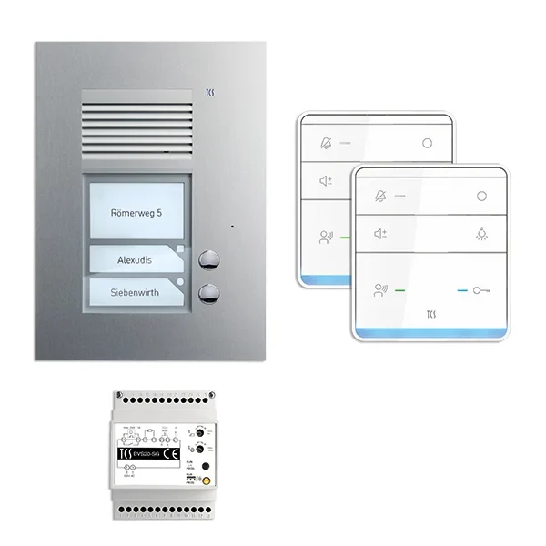TCS TCS Tür Control Paketlösung 2 Tasten Unterputz, Freispr. PSU2320-0000