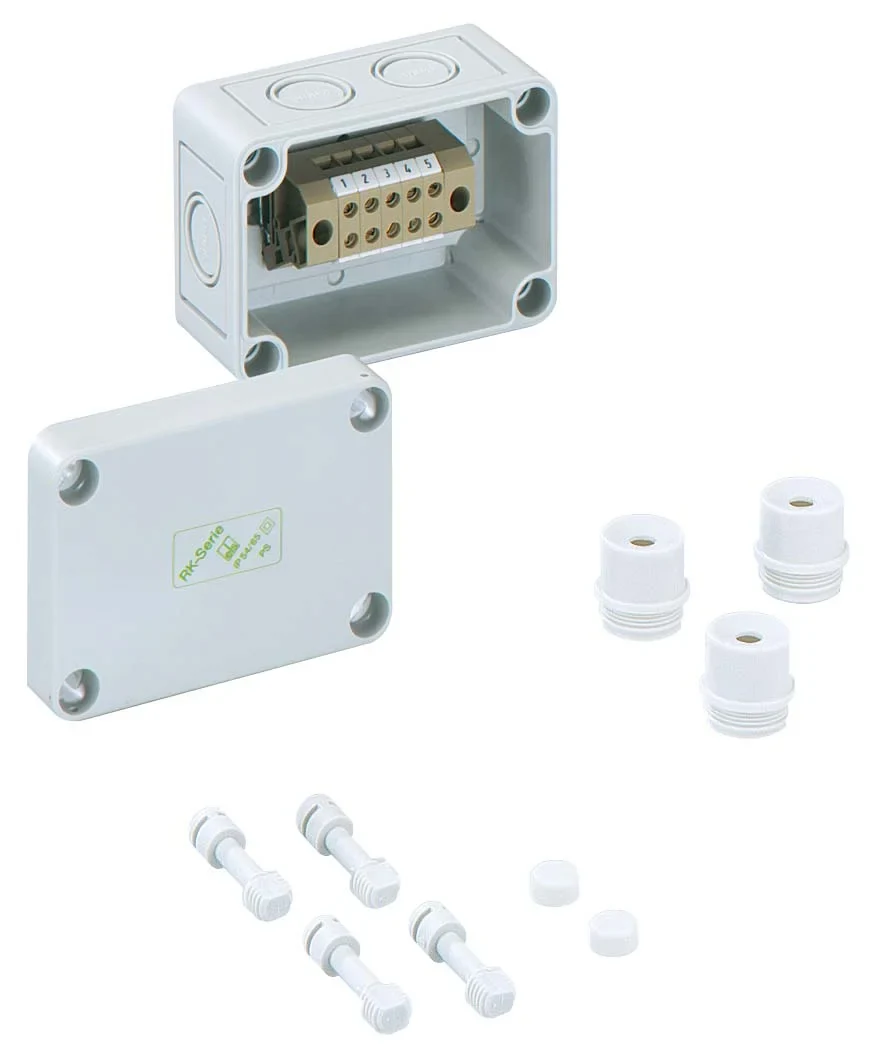 Spelsberg Spelsberg Klemmenkasten grau 5-polig IP54 RKK 4/05-5x4qmm