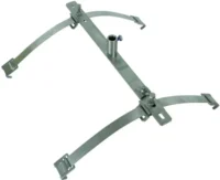 Dehn Halter 2-fach mit Spannband HA 16 2FFG120.300V2A