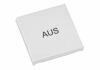 Eldat ELDAT RTS22-ACC-04-02P Wippe AUS Format 55 weiß für Wandsender RTS22