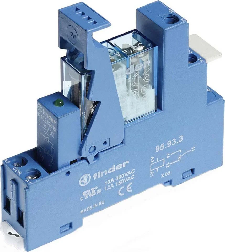 Finder Finder Koppelrel.(3,5)24VDC 1W10A mit Fas.+LED+Freil. 49.31.9.024.0050