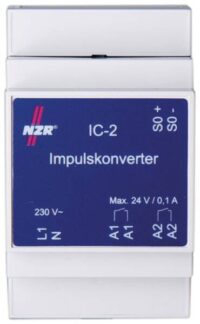 NZR IC-2 Impulskonverter im Gehäuse für C-Schiene 2Ausg. als optoMOSFet 4614