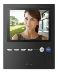 TCS Tür Control Video color Innenstation z Freisprechen schwarz CAI2300-0156