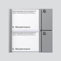 Siedle&Söhne Bus-Tasten-Modul si/met BTM 650-02 SM