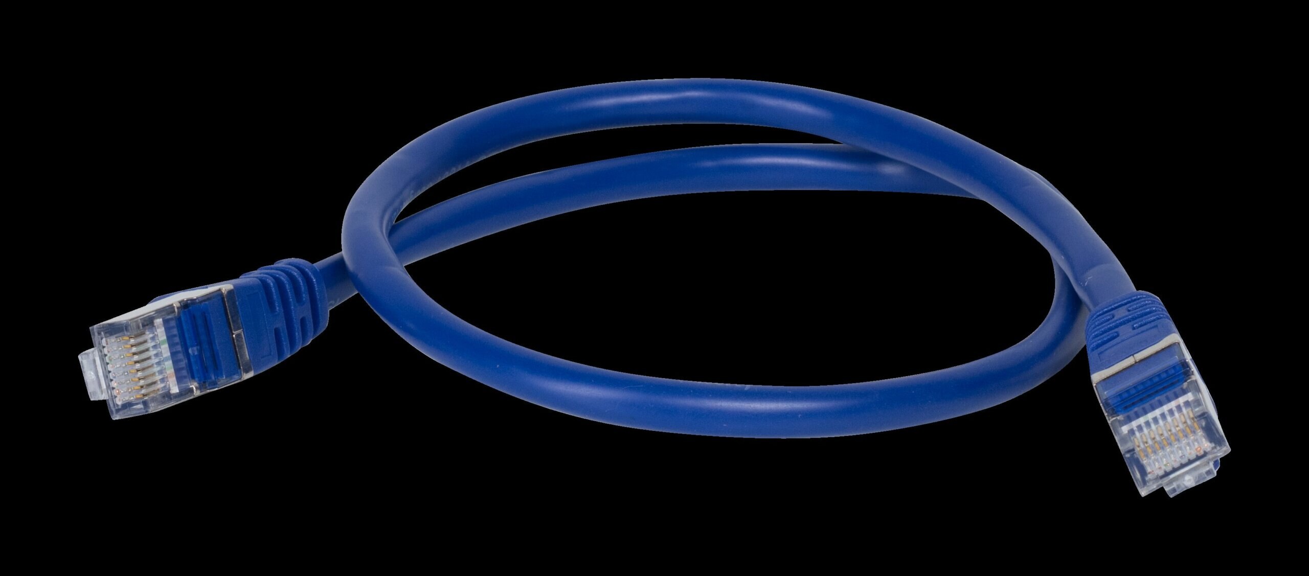 F-Tronic F-Tronic Patchkabel Cat5E 0,5m bl RJ45 PL50 1:1