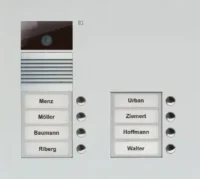 TCS Tür Control Video-Außenstation Color zweispaltig, für 8 Wohneinheiten AVU15080-0010