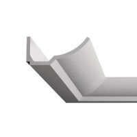 Voutenleiste 7 4x17 3 rund PU-Schaum-Leiste-2 Meter PFG075