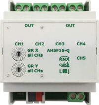 Bild vom Produkt: Lingg&amp;Janke KNX Schaltaktor quick 5-fach 16A 4TE AH5F16-Q