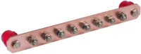 Dehn Potentialausgleichschiene ohne Abdeckung Cu PAS I 8AP M10 CU