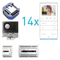 TCS Tür Control video:pack Einbau für 14 Wohneinheit PVIF140/001