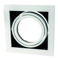 schwenk-drehbar quadr. 900mA 31W IP20-ws 1-Flammig CORU-80K LED-Einbaustrahler