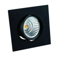 schwenkb.quadr. 350mA 9W IP40 2700K CRI90-schwarz BÂN COB PEC352UWWOK