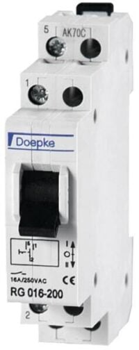 DOEPKE Gruppenschalter Reiheneinbaugerät 1W 16A 230V RG 016-001 1TE