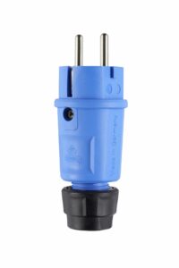 ABL Schutzkontaktstecker 16A 250V Kunststoff bl 1520 IP54 ger