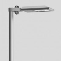 BEGA LED-Aufsatzleuchte 70W 76mm 4000K 85093AK4 9279lm si Konv Alu Gl_tr IP66