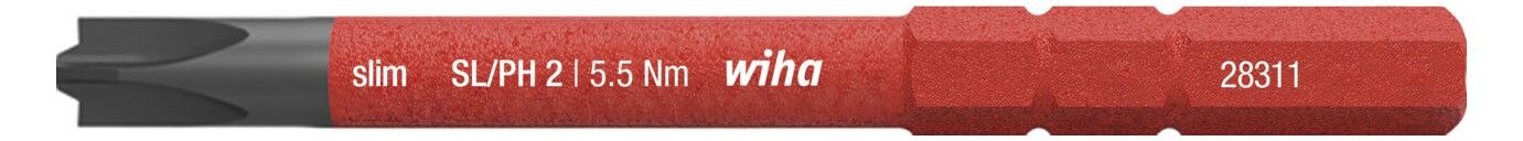 Wiha Wiha 2831 slimBit electric SL/PH2x75mm Bit 34588