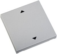 ELDAT RTS22-ACC-03-25P Wippe AUF/ZU Format 55 alu-lackier für Wandsender RTS22