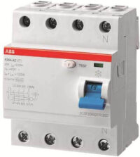 ABB Stotz S&J FI-Schutzschalter 4P, Typ A,40A,100mA F204A-40/0,1