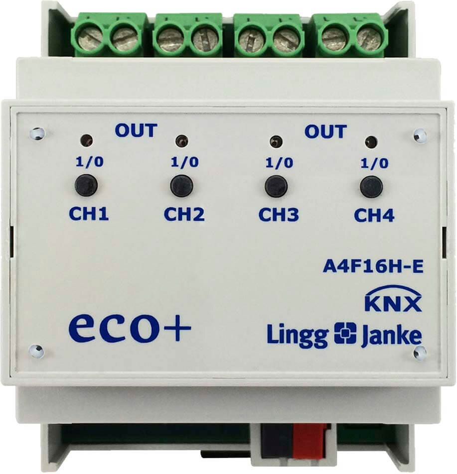 Lingg&amp;Janke Lingg&Janke Schaltaktor 4-fach 16A A4F16-E A4F16H-E