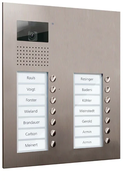 TCS TCS Tür Control Video color Außenstation V PUK 14 Tasten 2-spal AVU15140-0030