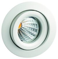 Rutec ALU55481-M ALU-Druckguss Einbaustrahler Schwenkb. MR-16 Weiß