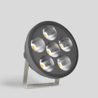 BEGA LED-Anbaustrahler 326W Konv 1-10V 84521K22 DALI 6LEDs graphit 2200K ws mt