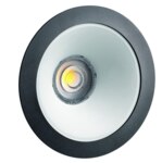 Rutec 21092WWD LED-Downlight CYRA XL,230V,18/24W, IP20,3000K, CRI80,RAL9005