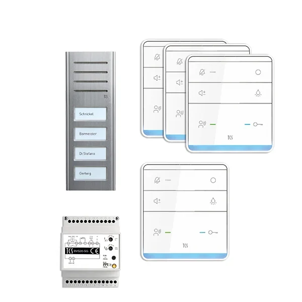 TCS TCS Tür Control Paketlösung 4 Tasten Aufputz, Freispr. PSX2340-0000