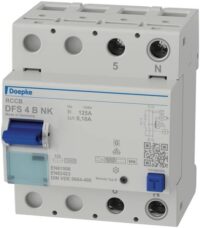 DOEPKE FI-Schutzschalter B 2-polig 253V 125A DFS4 125-2/0,10-B NK 0,1A 4TE Reiheneinbaugerät 10kA