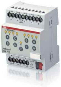 ABB Stotz S&J Binäreingang 4-fach, 20 V, Reiheneinbaugerät BE/S4.20.2.1
