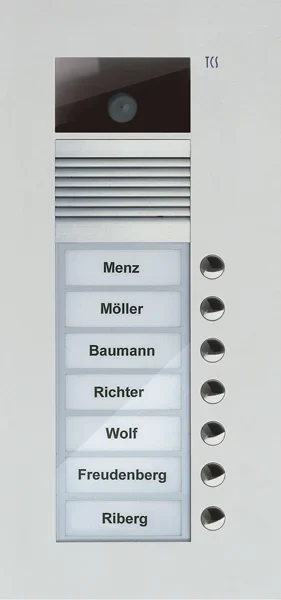 TCS TCS Tür Control Video-Außenstation Color einspaltig, für 7 Wohneinheiten AVU14070-0010