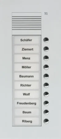 TCS Tür Control Türsprechstelle PUK10/1-EN