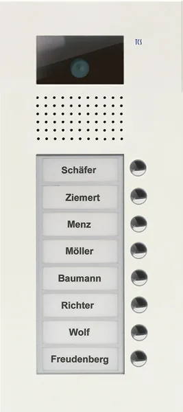 TCS TCS Tür Control Video color Außenstation V PUK 8 Tasten 1-spalt AVU14080-0019