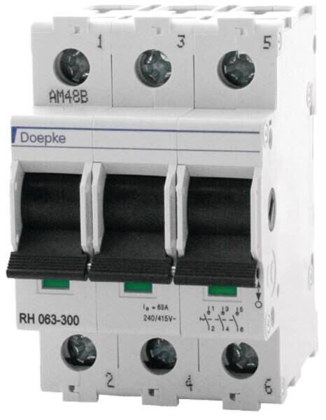Doepke DOEPKE Hauptschalter 63A 3-polig IP40 Einb RH 063-300