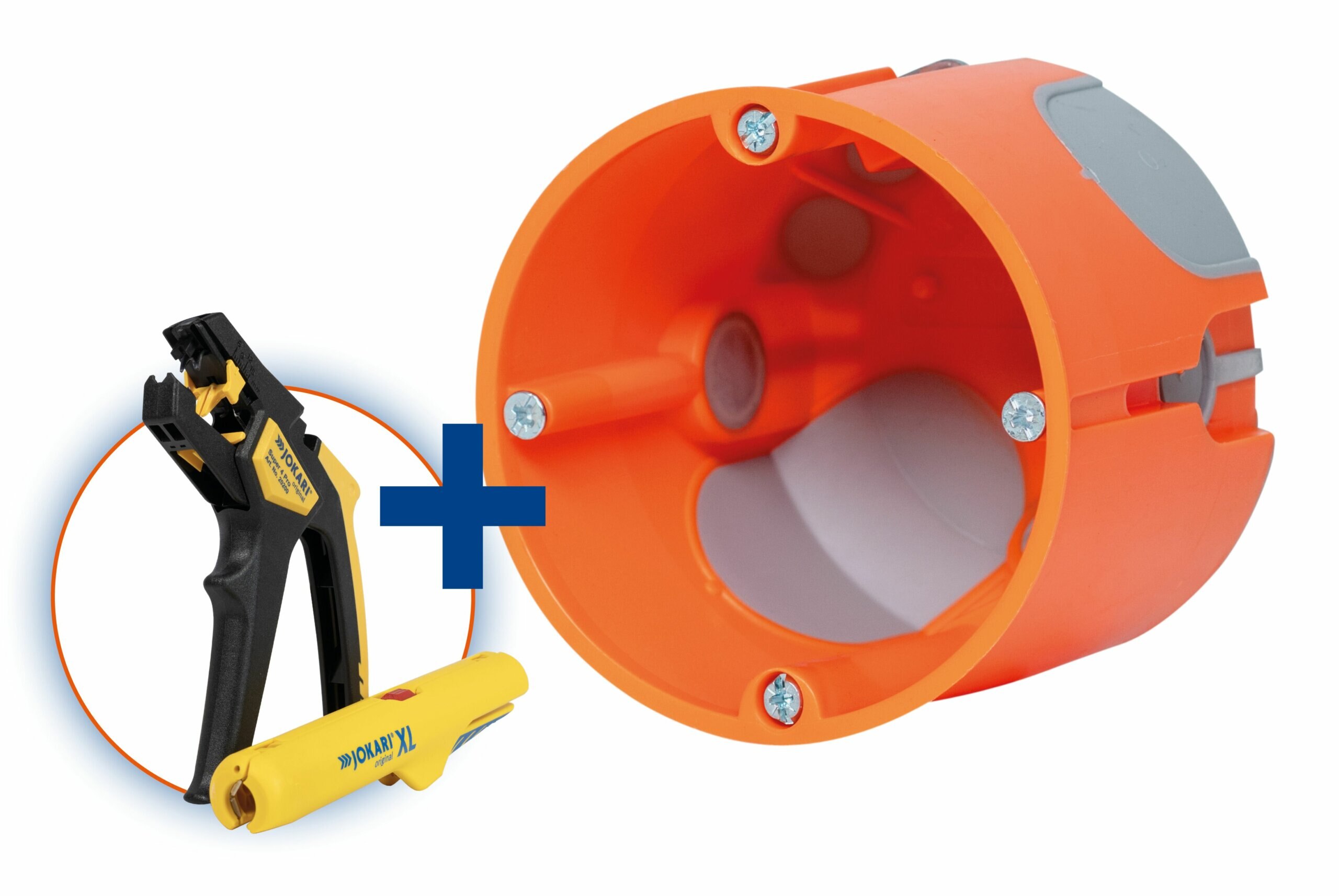 F-Tronic F-Tronic Hohlwanddose luftd Ø68x62mm Kunststoff PA24-E3700-JK IP30 rnd Dichtmembran