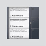 Siedle&Söhne Bus-Tasten-Modul anthrazitgrau BTM 650-03 Außengewinde