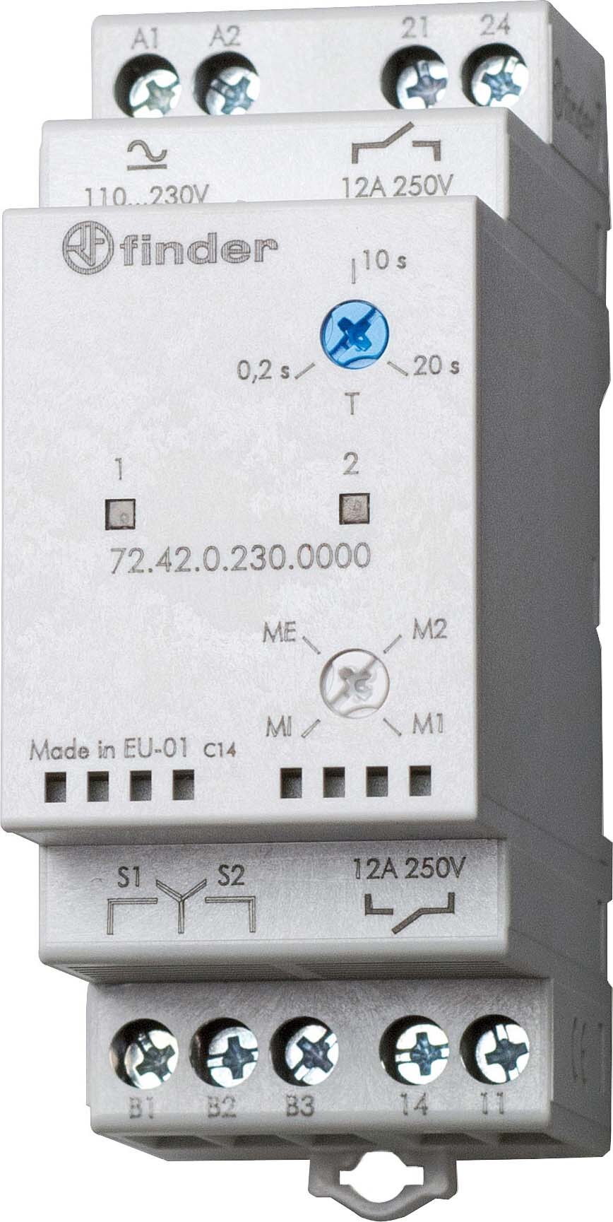 Finder Finder Pumpen-Umschaltrelais 2S, 12A 72.42.0.230.0000
