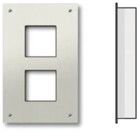 TCS Tür Control Frontplatte Unterputz für 2 AMI-Module ZAU2002-0030